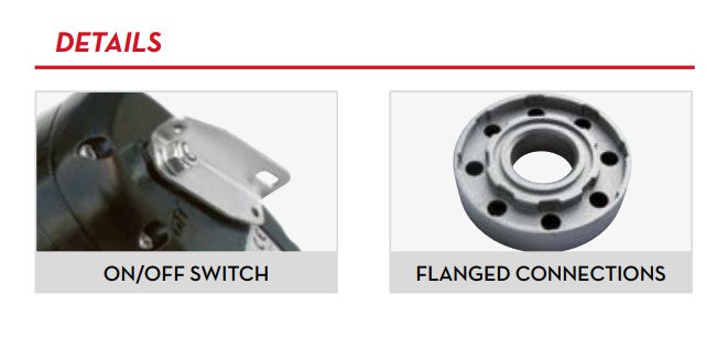Hjälppump 85 l/min 24V