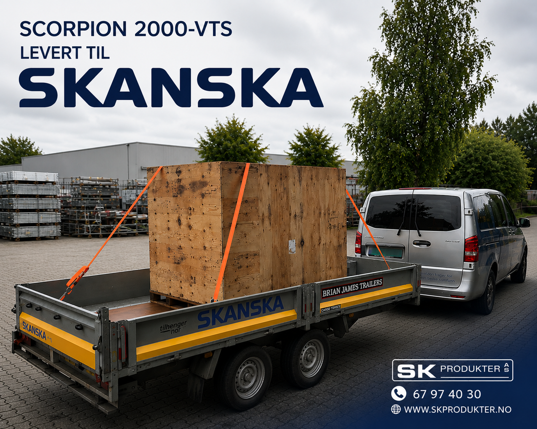 Hydraulisk kjedetang til Skanska