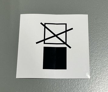 Varningsskyltar för dieseltankar