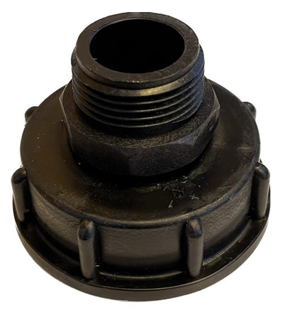 IBC bottenkoppling - S60x6 koppling med hane 1''