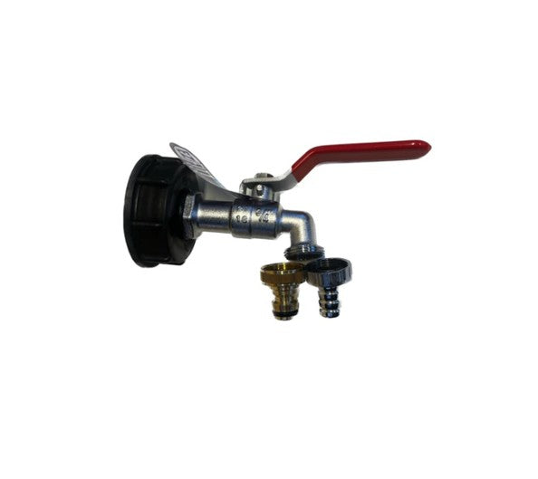 IBC bottenanslutning - kran och snabbkoppling