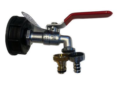 IBC bottenanslutning - kran och snabbkoppling