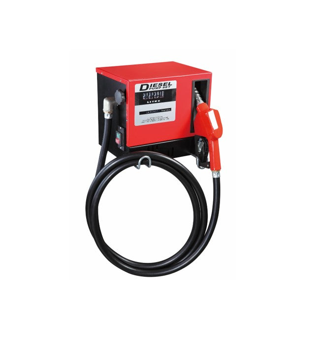 Pumpset i skåp för diesel 72 l/min 230V