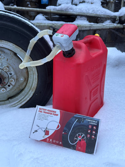 Batteridriven bränslepump för kanna