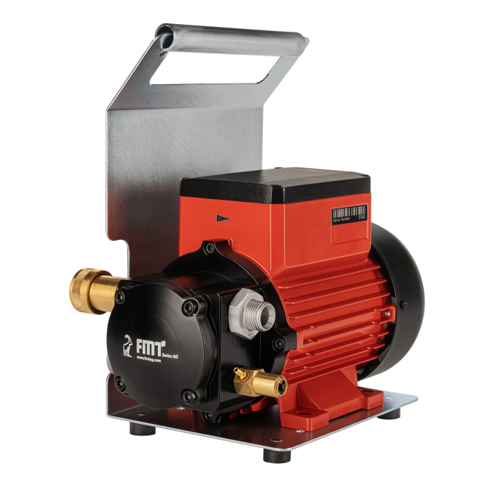 Oljepump 10 l/min 230V - portabelt set med räknarvärk