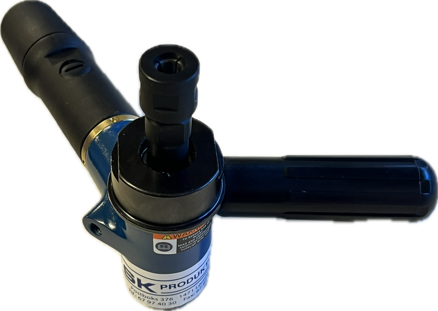 Handhållen för pinnborrar - BLÅ