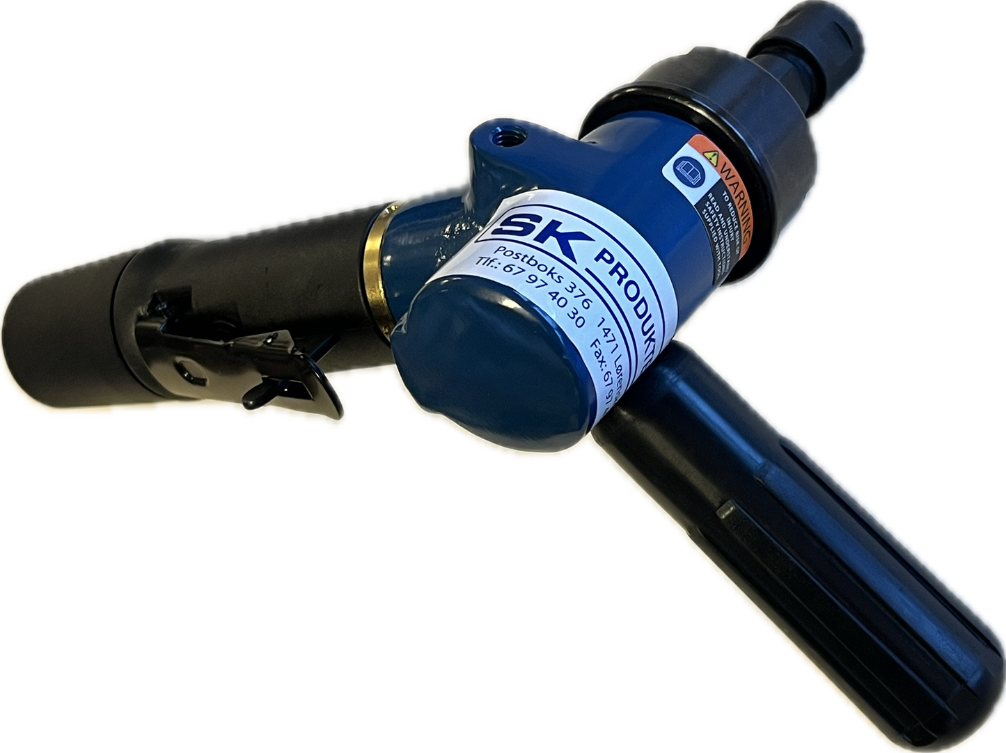 Handhållen för pinnborrar - BLÅ