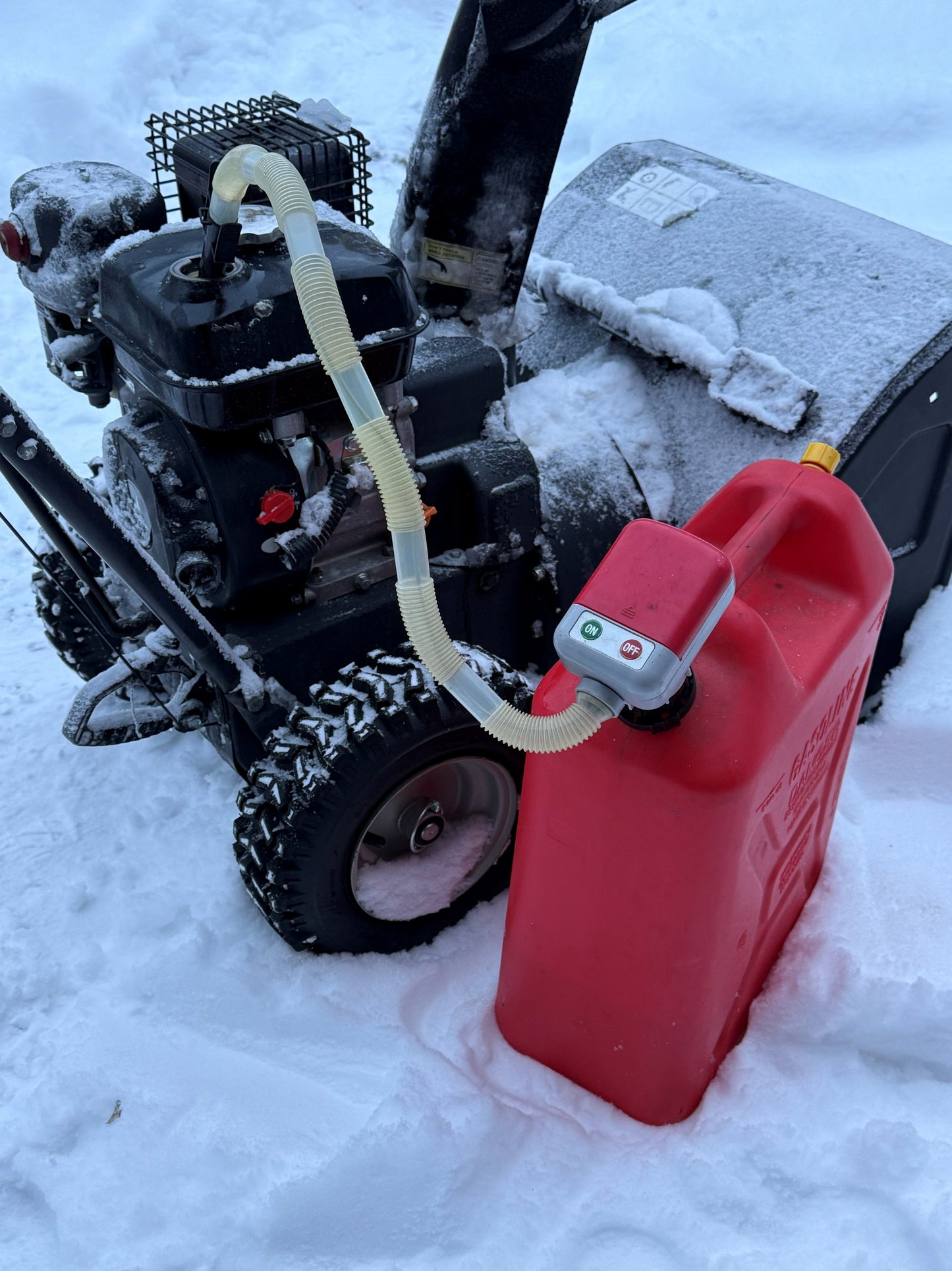 Batteridriven bränslepump för kanna