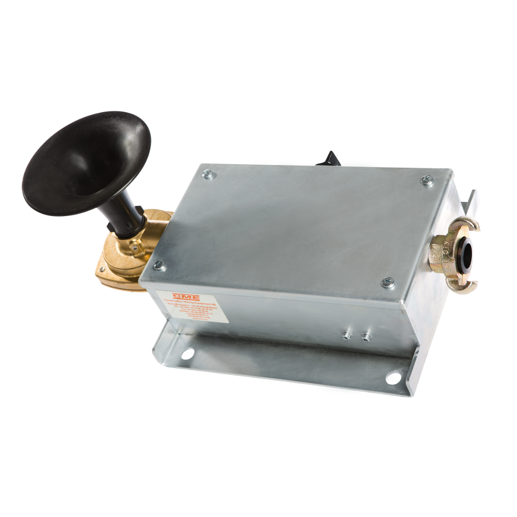 Varningssiren pulserande "lådmodell"