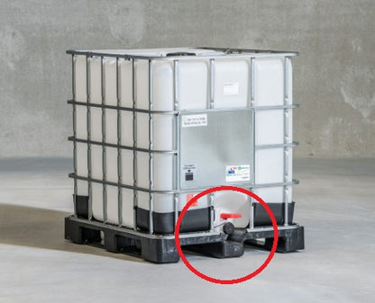 IBC bottenanslutning - 2'' bottenkran