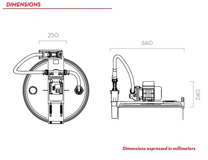 Piusi SUZZARABLUE TRUMMA 230V