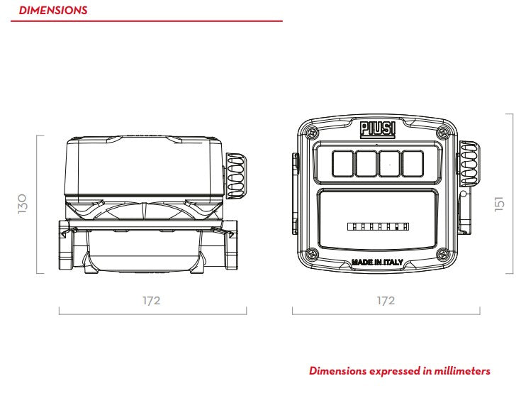 PIUSI Mekanisk räknare K150