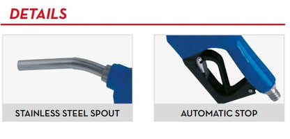 Piusi SUZZARABLUE 60 l/min ROSTFRI för AdBlue och diesel