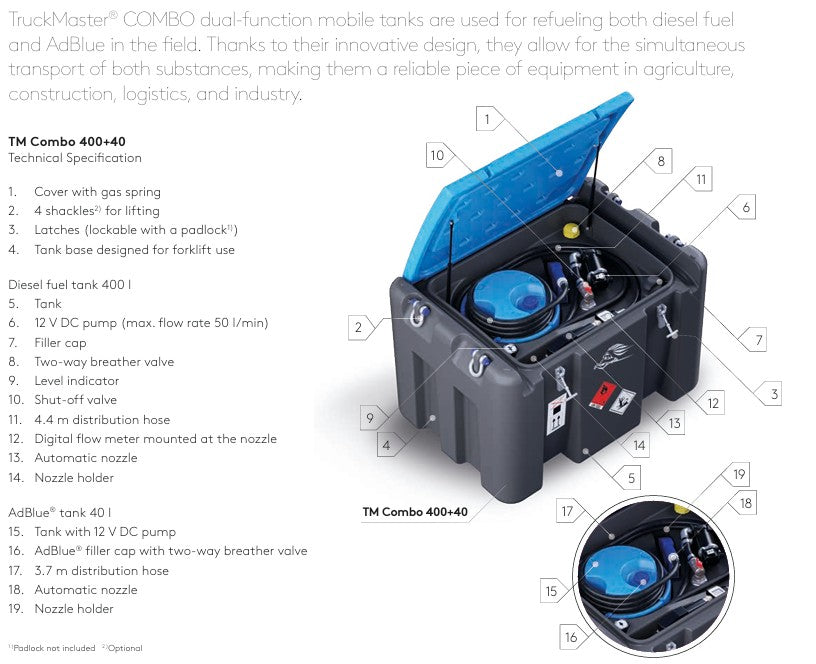 Kingspan TM400/40L COMBO Diesel/AdBlue