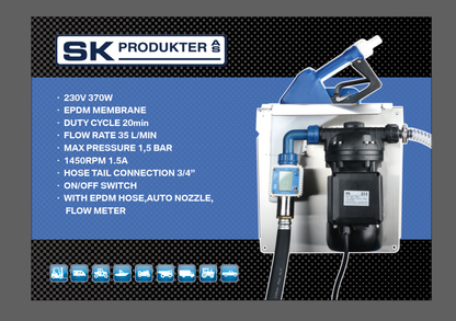 AdBlue® 35 l/min 230V Pumpset för IBC