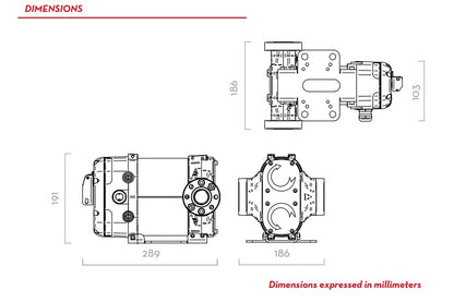 Hjälppump 85 l/min 12V