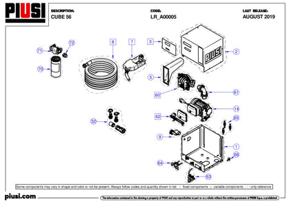 Pump för Cube 56/70 (Reservdel)