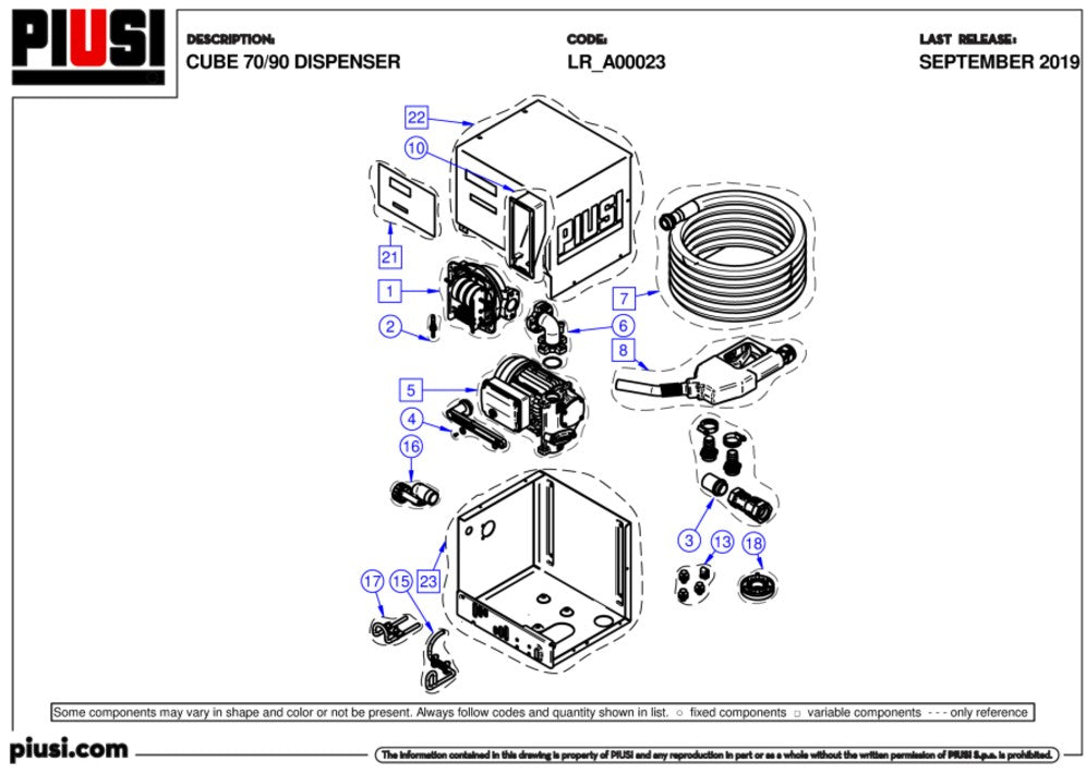 Pump för Cube 56/70 (Reservdel)