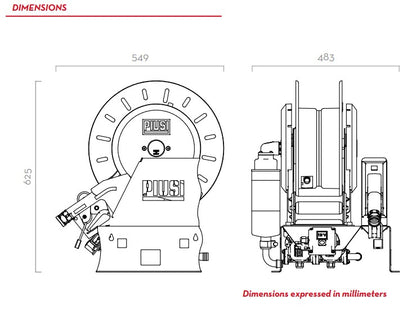 PITSTOP 12V 14m slang