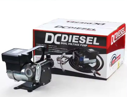 REA! Dubbel dieselpump 12/24V