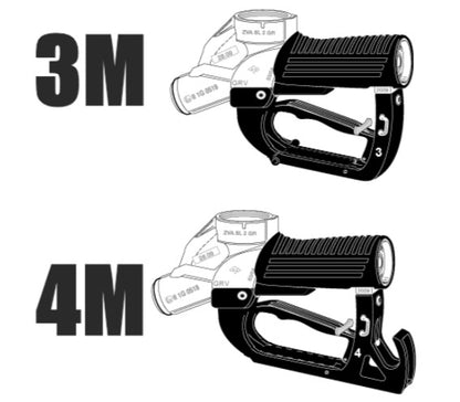 AdBlue-påfyllningspistol ZVA 4. 3M 1" utvändig. 