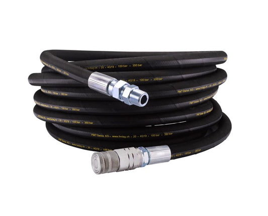 Sugeledning DN19 for diesel 10 meter med hurtigkobling for aggregat