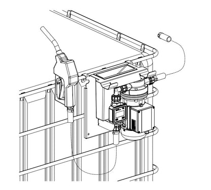 FMT AdBlue® 35 l/min 230V Pumpset för IBC, med räknare (S70X6 &amp; SEC)