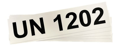 Varningsskyltar för dieseltankar